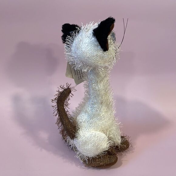 American Greetings 8.5" Carlton Cards Kitty Cat Poseable Twisted Whiskers Plush - Picture 4 of 7